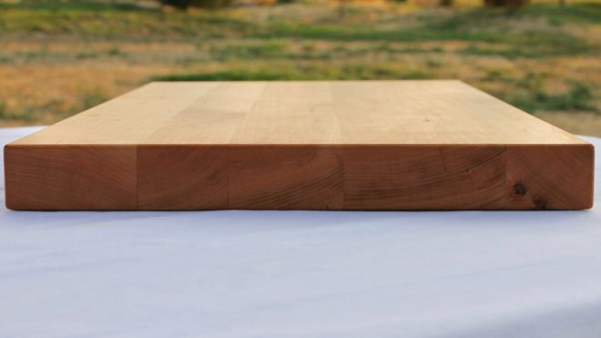 12x20 Cherry Wood Cutting Board - wFREE Board Butter!