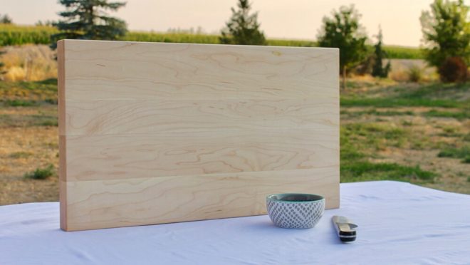 12x20 Maple Wood Cutting Board - wFREE Board Butter!