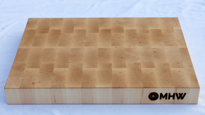 18x20x1.5 Thick Maple End Grain Wood Butcher Block - wFREE Board Butter!