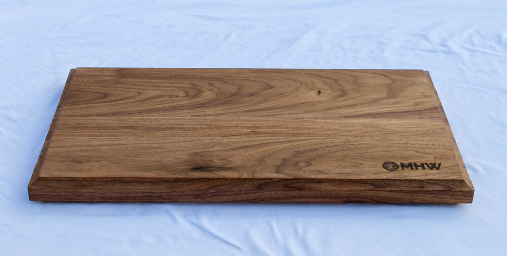 Custom Large Cutting Board. Excellent for BBQ. 20x32 Walnut