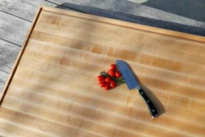 end grain maple cutting board